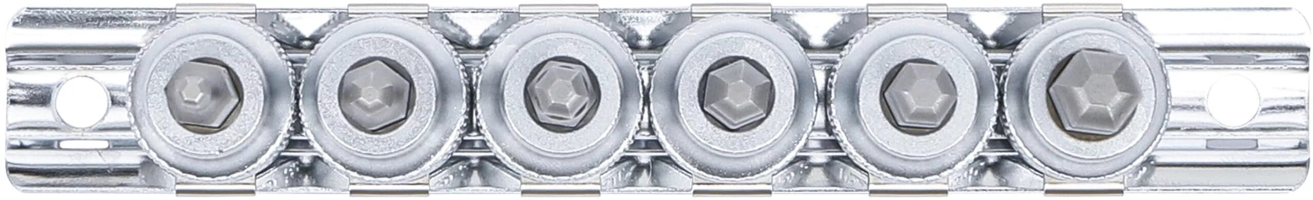 BGS technic Jeu de douilles à embouts | 10 mm (3/8") | six pans intérieurs avec tête sphérique 3 - 8 mm | 6 pièces BGS technic Jeu de douilles à embouts | 10 mm (3/8") | six pans intérieurs avec tête sphérique 3 - 8 mm | 6 pièces