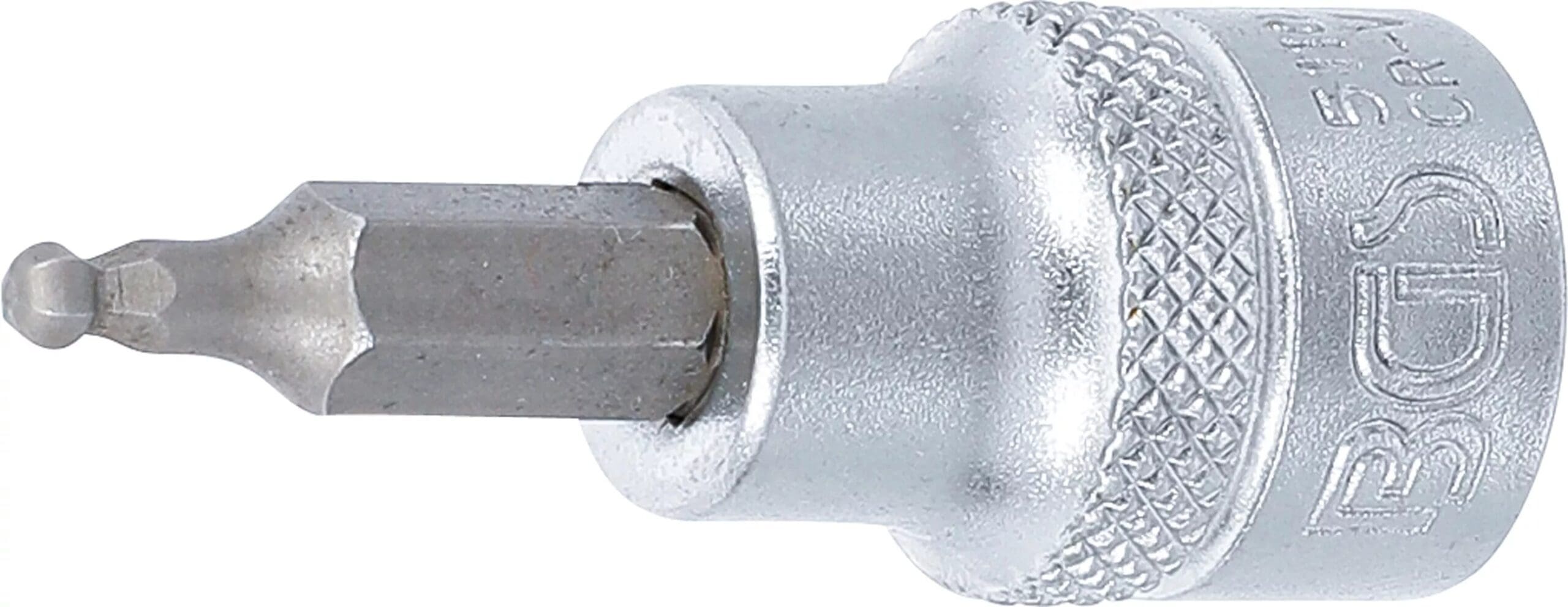 BGS technic Douille à embouts | 10 mm (3/8") | six pans intérieurs avec tête sphérique 3 mm