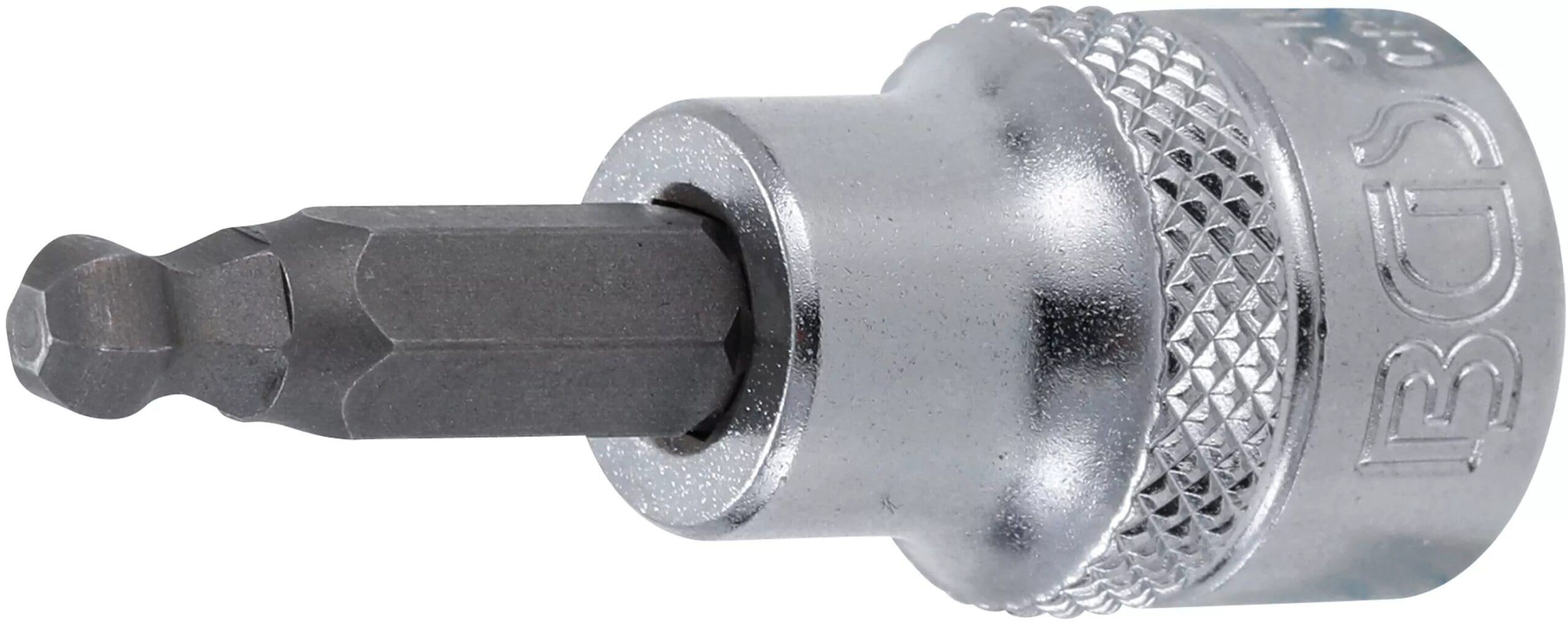 BGS technic Douille à embouts | 10 mm (3/8") | six pans intérieurs avec tête sphérique 5 mm
