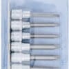 5 mm (1/2") | Denture multiple intérieure (pour XZN) M5 - M14 | 7 pièces