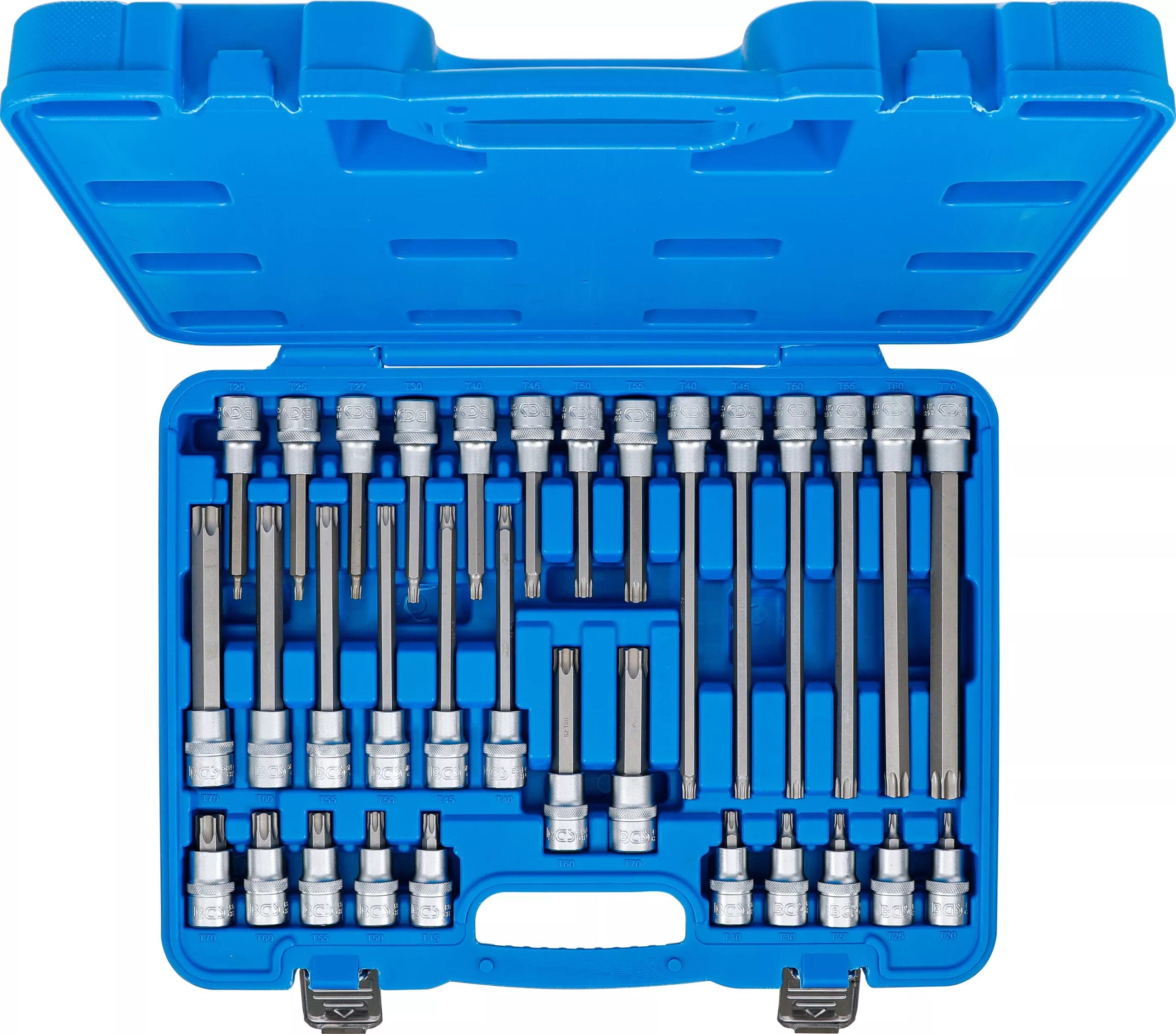 5 mm (1/2") | profil T (pour Torx) | 32 pièces 5 mm (1/2") | profil T (pour Torx) | 32 pièces