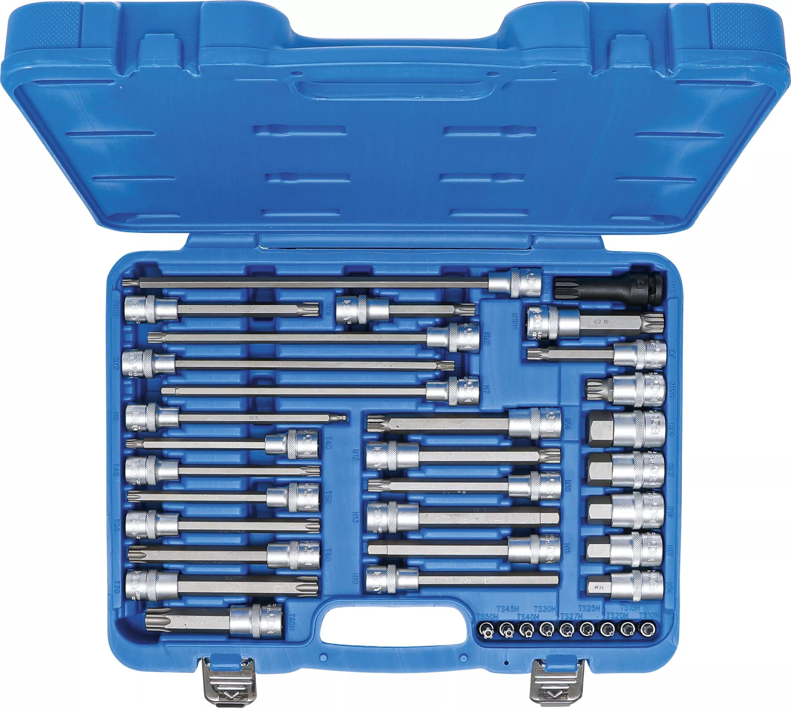 BGS technic Jeu de douilles à embouts | spécialement pour automobiles | 38 pièces BGS technic Jeu de douilles à embouts | spécialement pour automobiles | 38 pièces