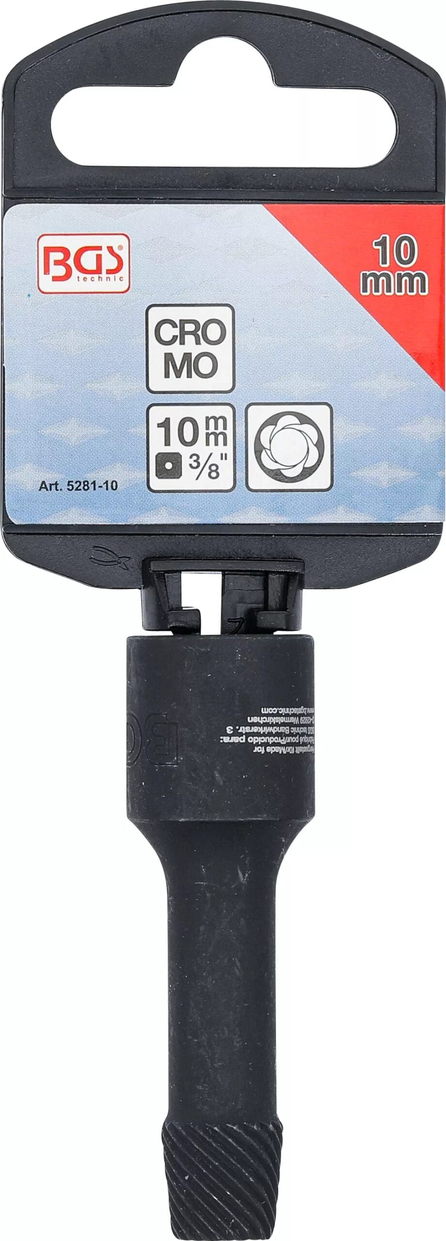 BGS technic Douille spiralée/extracteur de vis | 10 mm (3/8") | 10 mm BGS technic Douille spiralée/extracteur de vis | 10 mm (3/8") | 10 mm