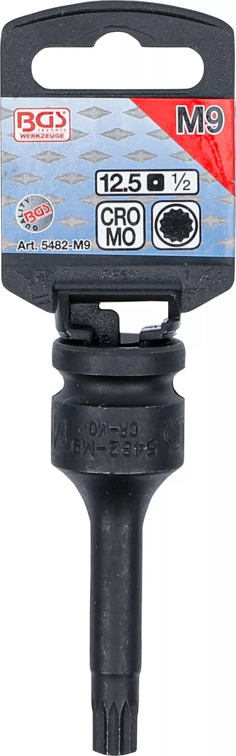 5 mm (1/2") | denture multiple intérieure (pour XZN) M9 5 mm (1/2") | denture multiple intérieure (pour XZN) M9