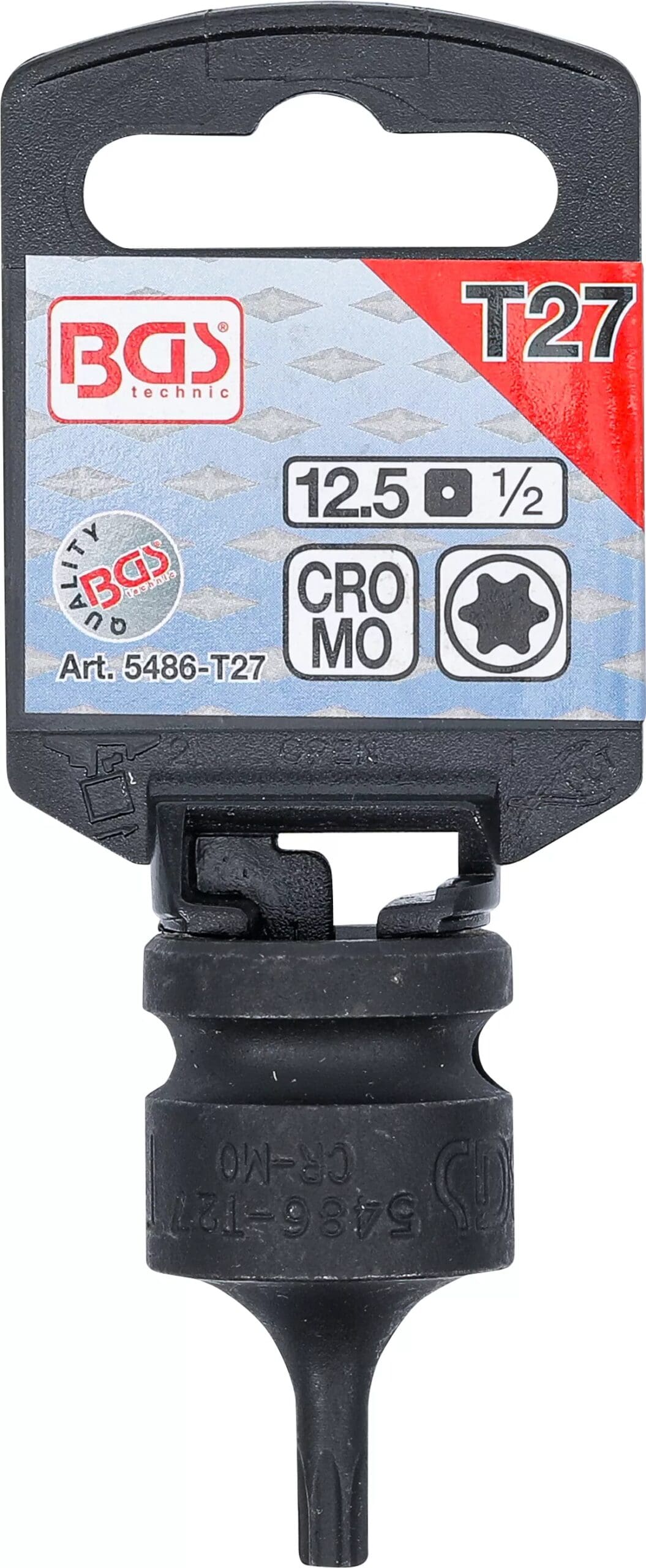 5 mm (1/2") | profil T (pour Torx) T27 5 mm (1/2") | profil T (pour Torx) T27