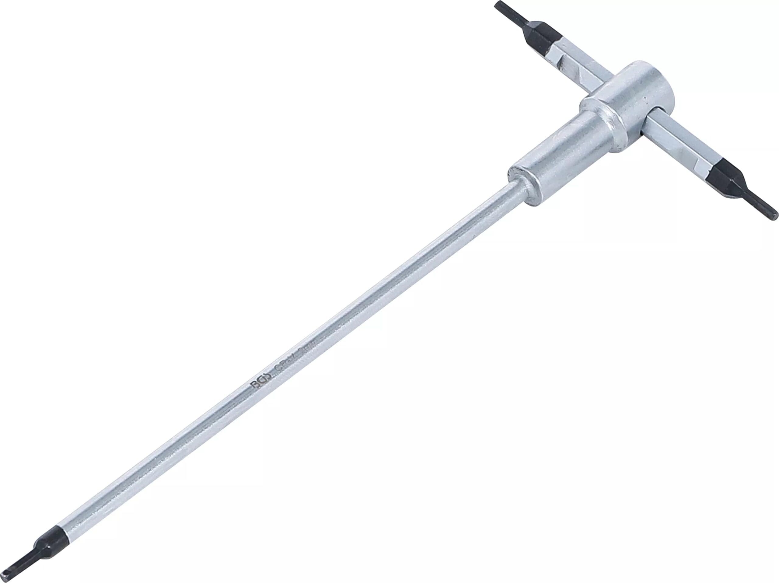 BGS technic Tournevis avec poignée en T coulissante | six pans femelle | 2 mm
