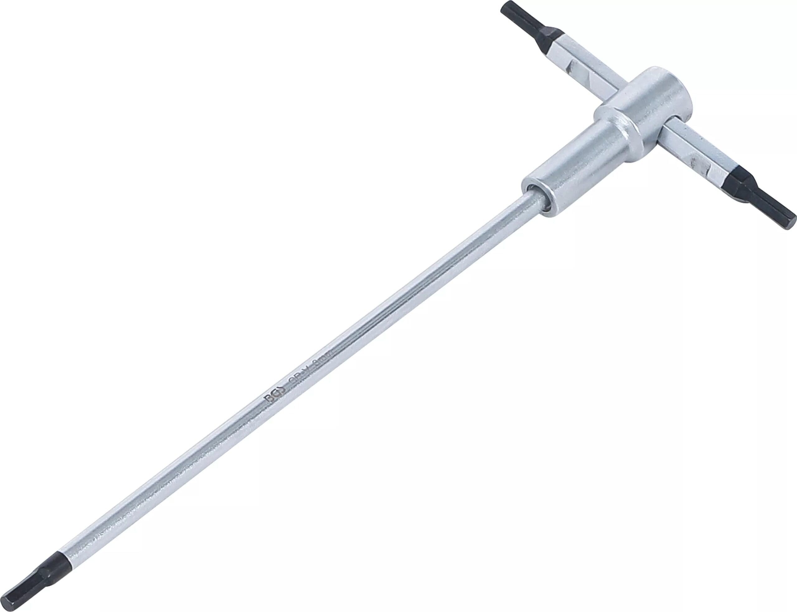 BGS technic Tournevis avec poignée en T coulissante | six pans femelle | 3 mm