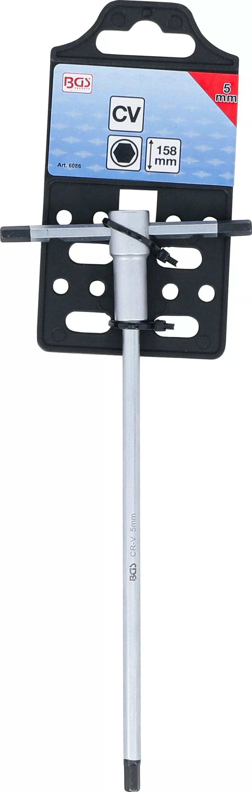 BGS technic Tournevis avec poignée en T coulissante | six pans femelle | 5 mm BGS technic Tournevis avec poignée en T coulissante | six pans femelle | 5 mm