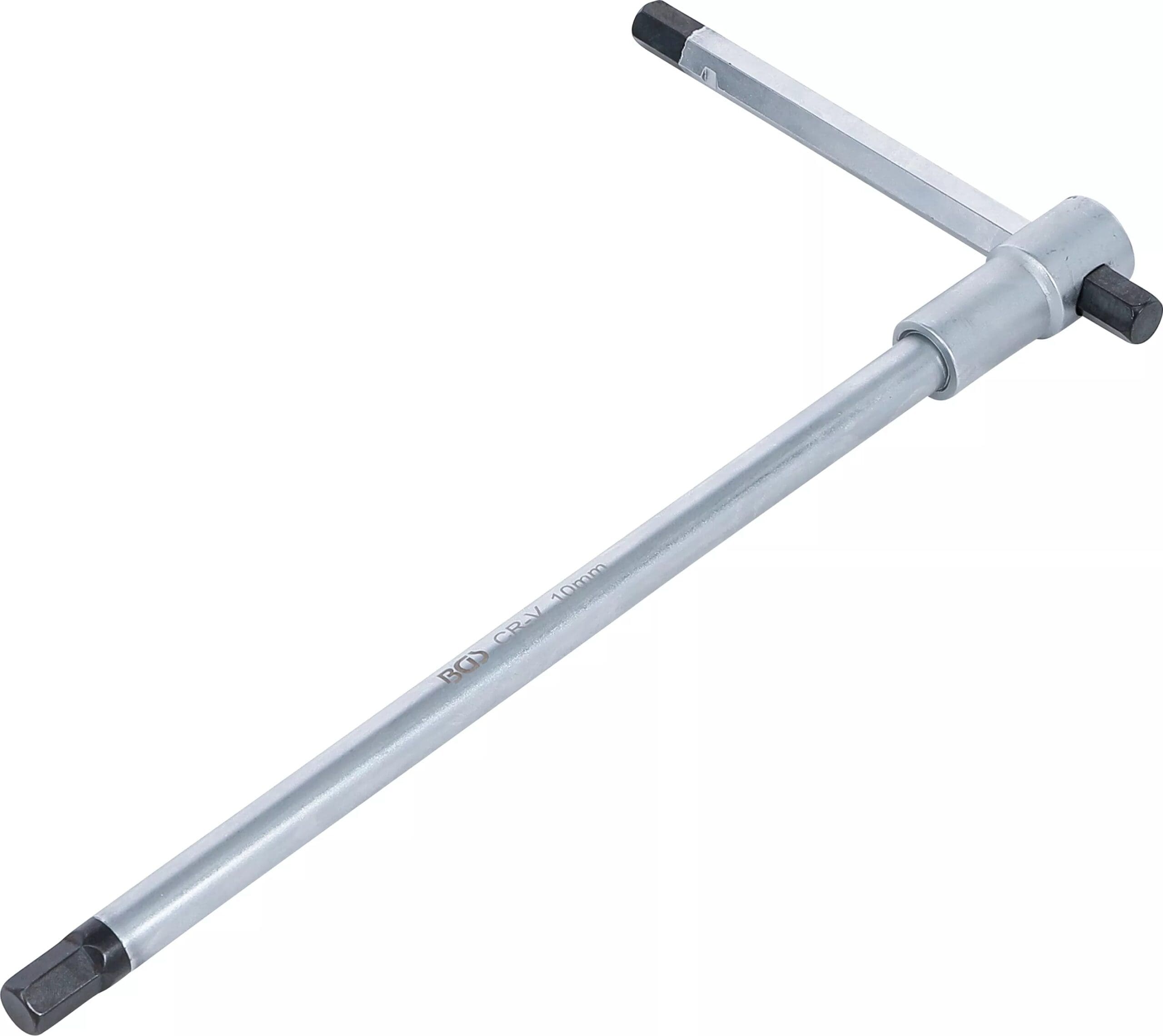 BGS technic Tournevis avec poignée en T coulissante | six pans femelle | 10 mm BGS technic Tournevis avec poignée en T coulissante | six pans femelle | 10 mm