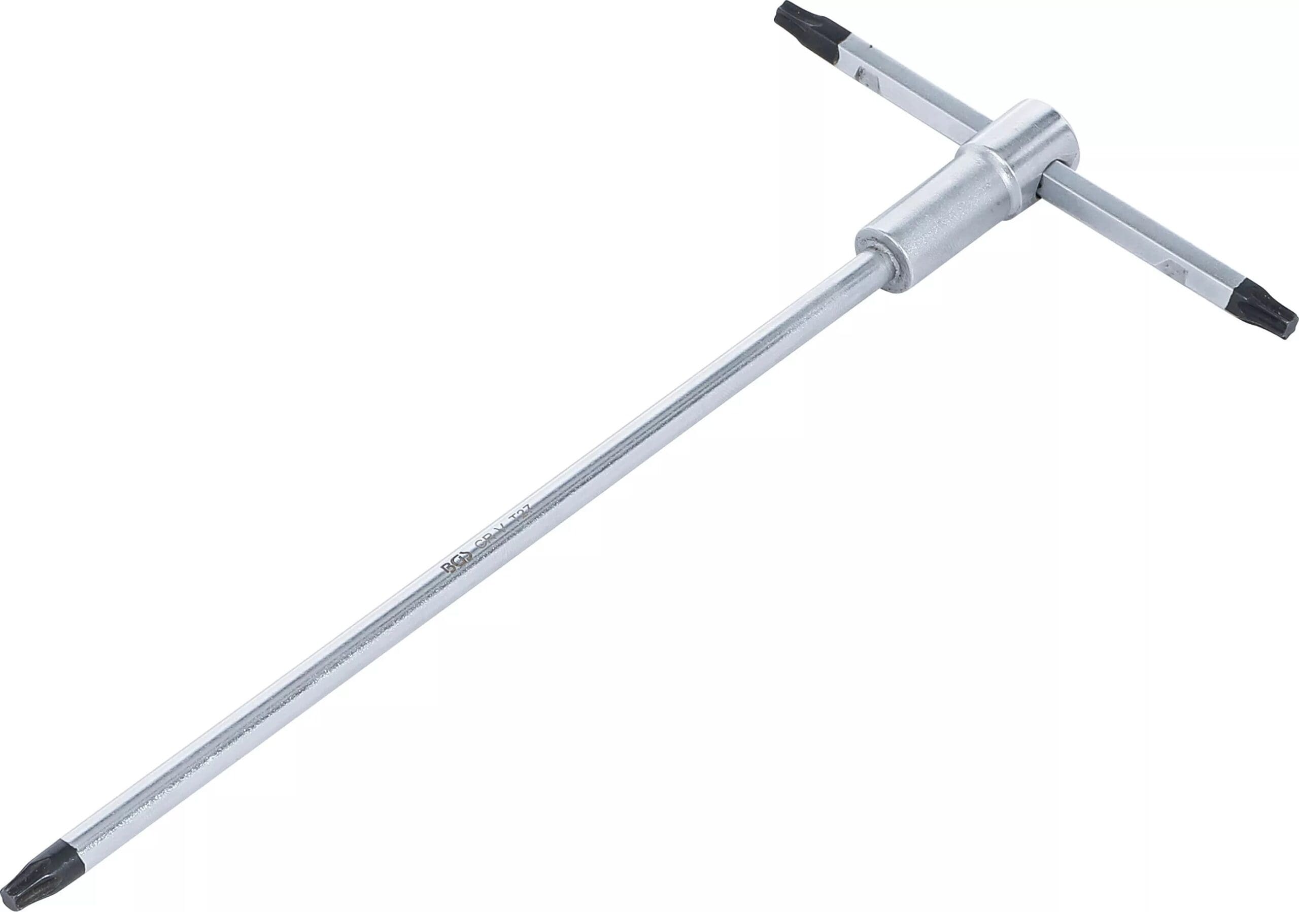 BGS technic Tournevis avec poignée en T coulissante | profil T (pour Torx) | T27