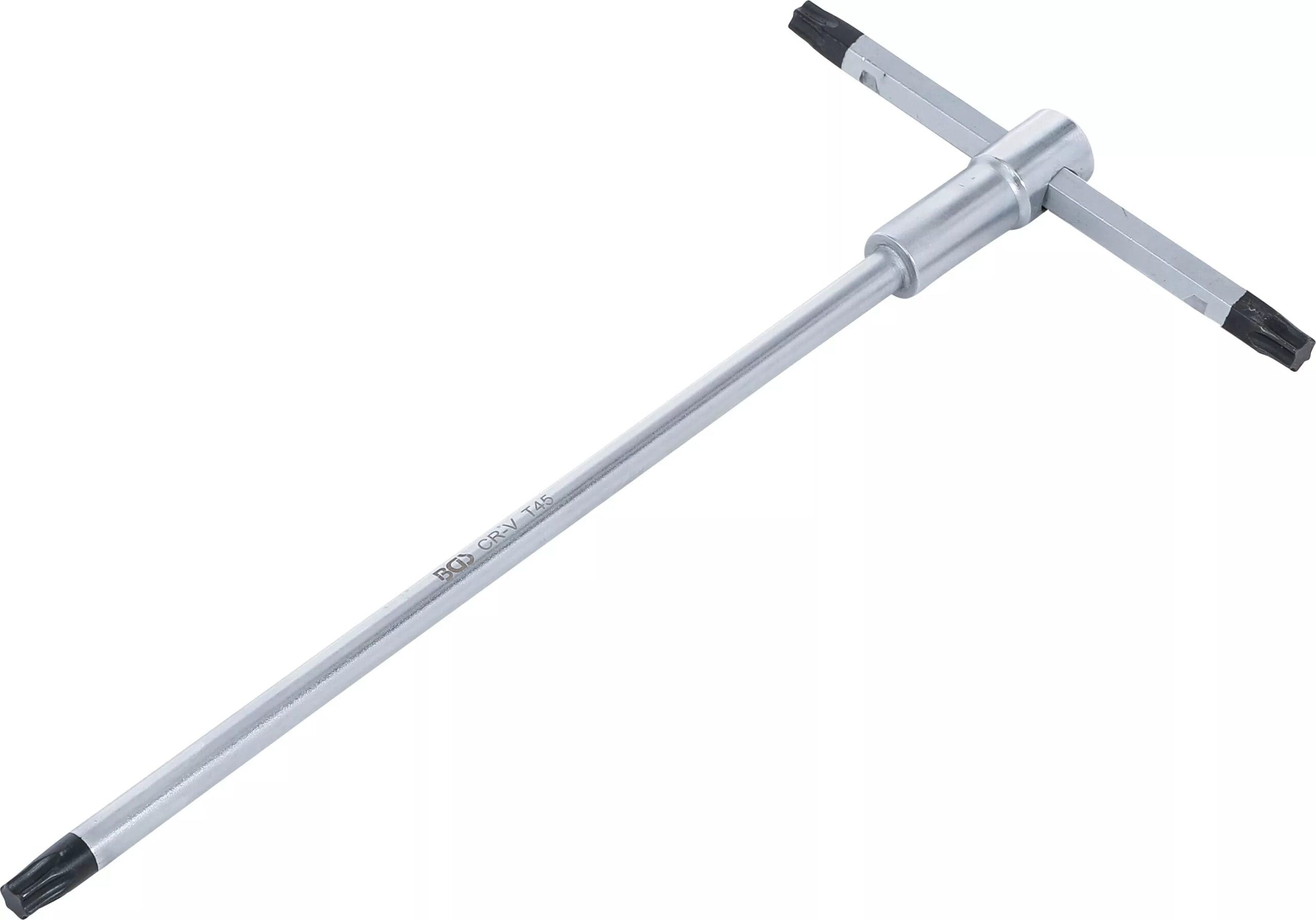 BGS technic Tournevis avec poignée en T coulissante | profil T (pour Torx) | T45