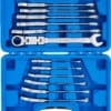 BGS technic Jeu de clés mixtes à cliquet à double articulation | pliable | 8 - 19 mm | 12 pièces