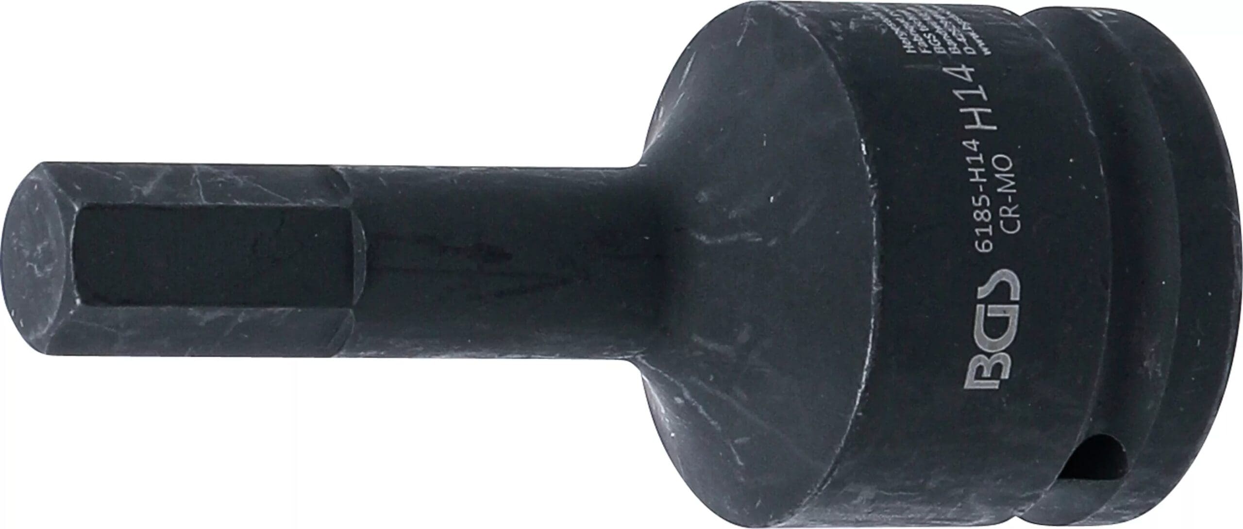 BGS technic Douille à embouts à choc | longueur 100 mm | 20 mm (3/4") | six pans intérieurs 14 mm