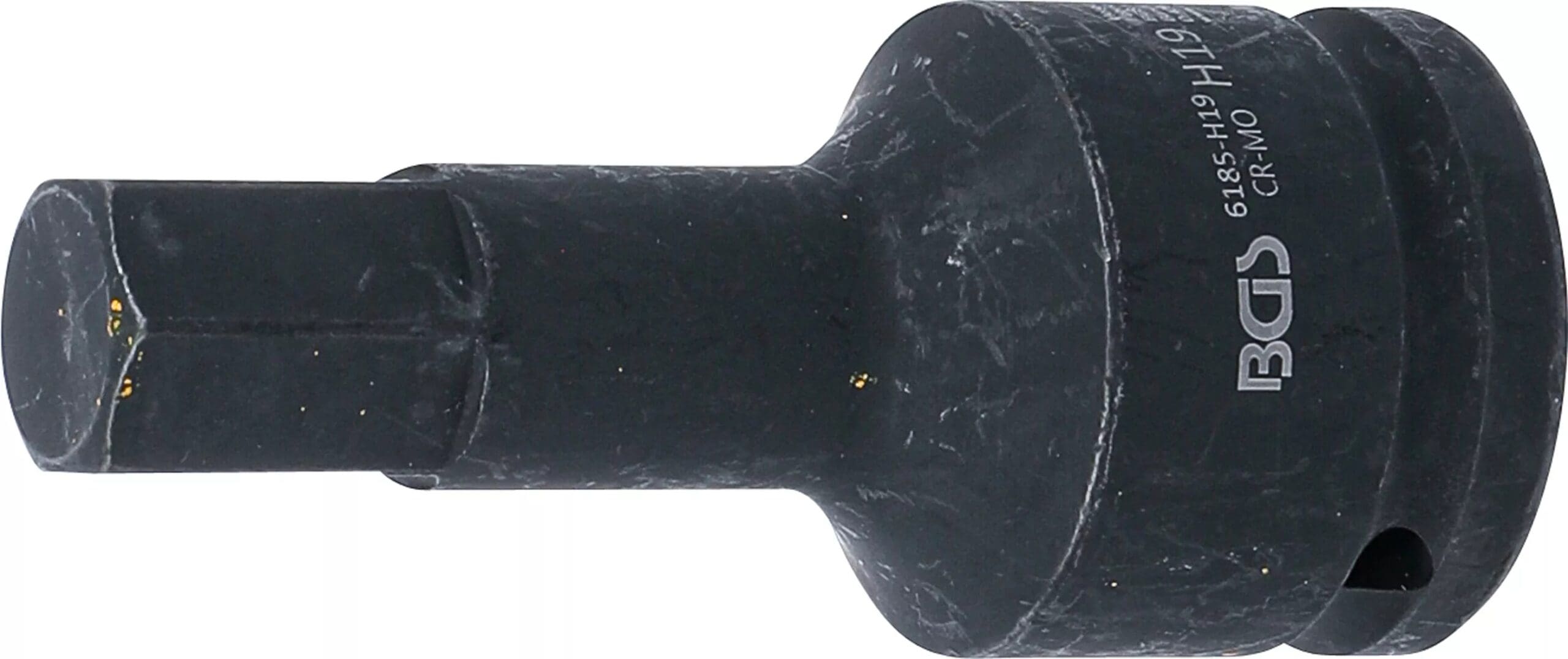 BGS technic Douille à embouts à choc | longueur 100 mm | 20 mm (3/4") | six pans intérieurs 19 mm