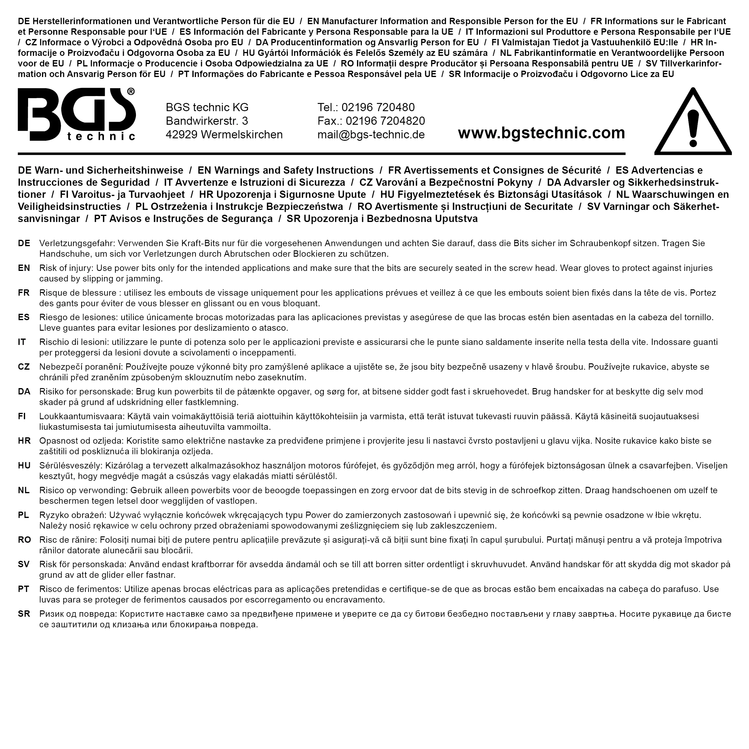 BGS technic Douille à embouts à choc | longueur 100 mm | 20 mm (3/4") | six pans intérieurs 22 mm BGS technic Douille à embouts à choc | longueur 100 mm | 20 mm (3/4") | six pans intérieurs 22 mm