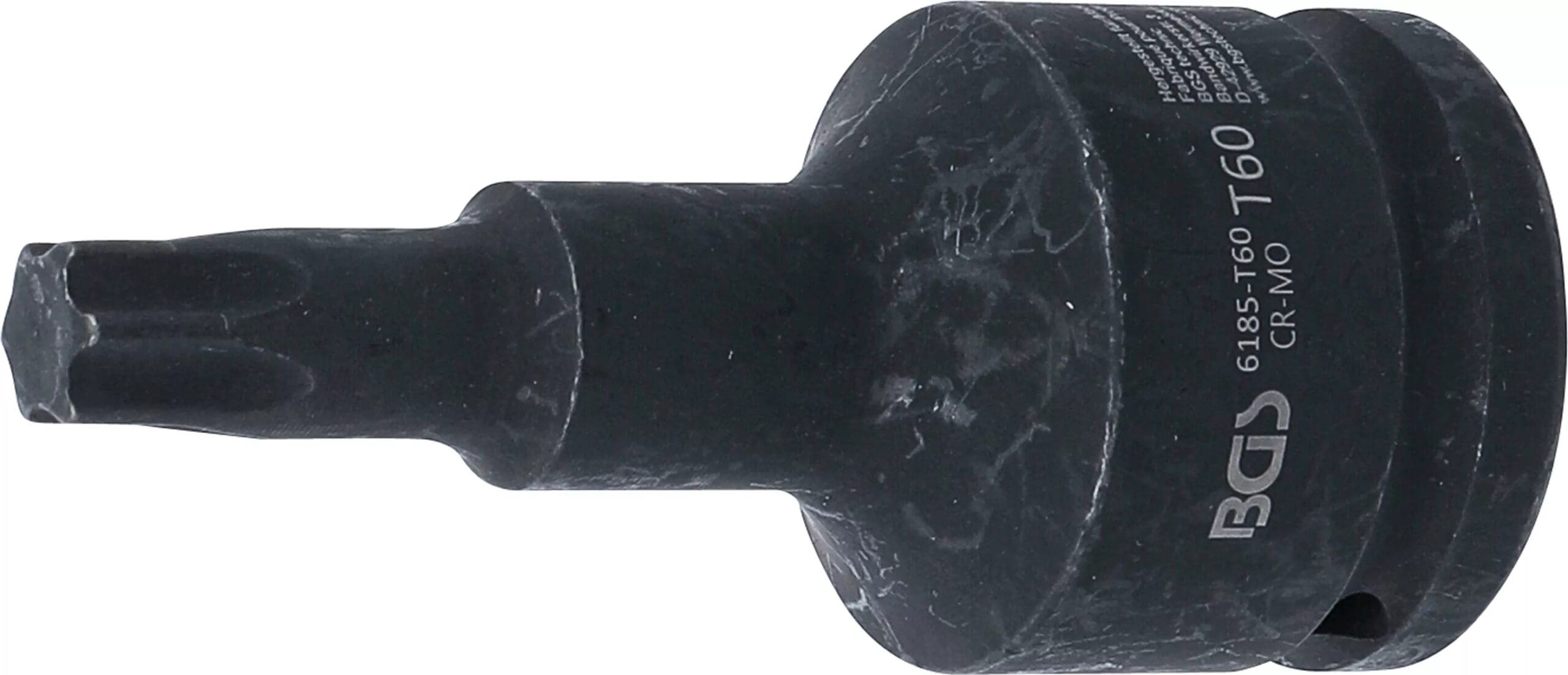 BGS technic Douille à embouts à choc | longueur 100 mm | 20 mm (3/4") | profil T (pour Torx) T60