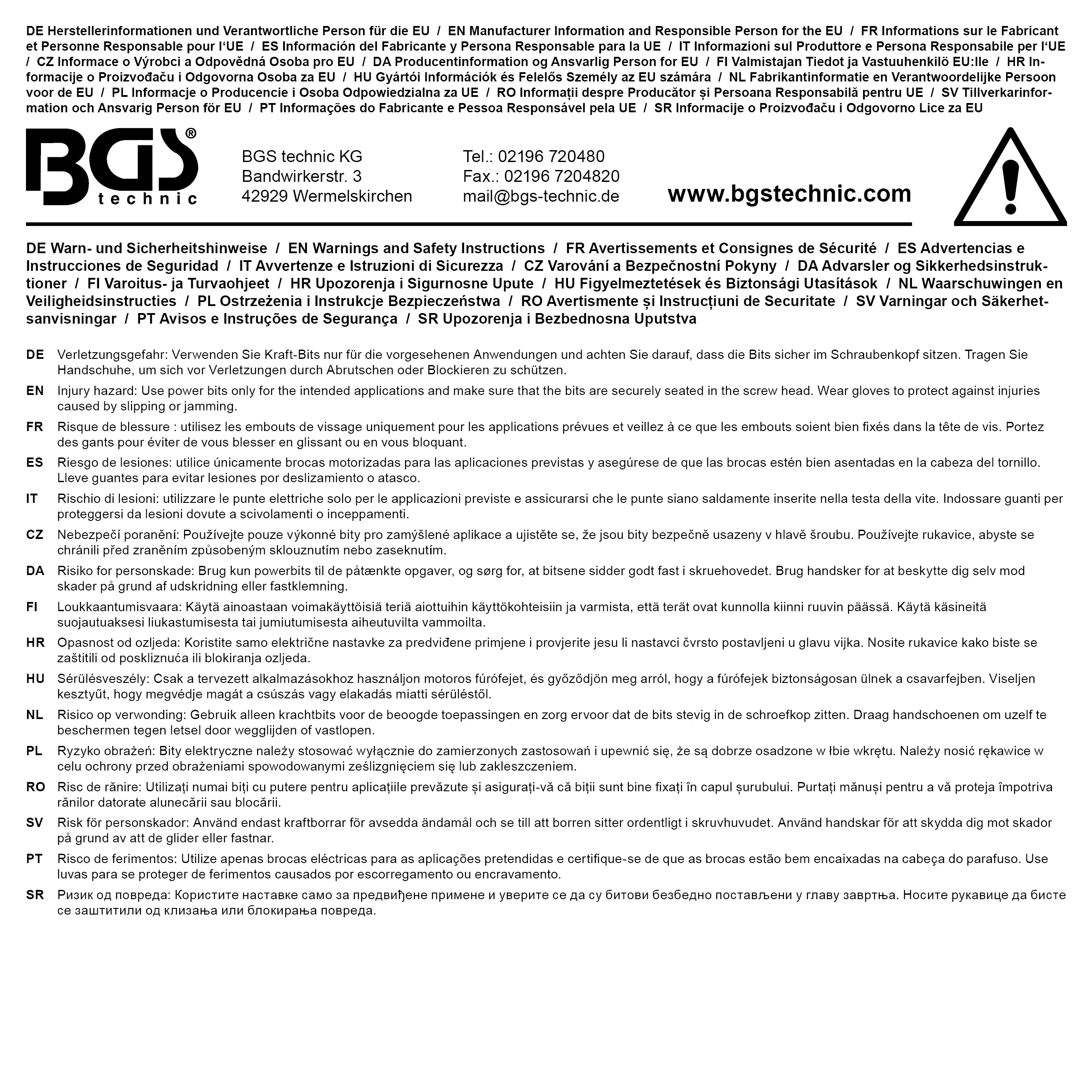 BGS technic Douille à embouts à choc | longueur 100 mm | 20 mm (3/4") | profil T (pour Torx) T90 BGS technic Douille à embouts à choc | longueur 100 mm | 20 mm (3/4") | profil T (pour Torx) T90