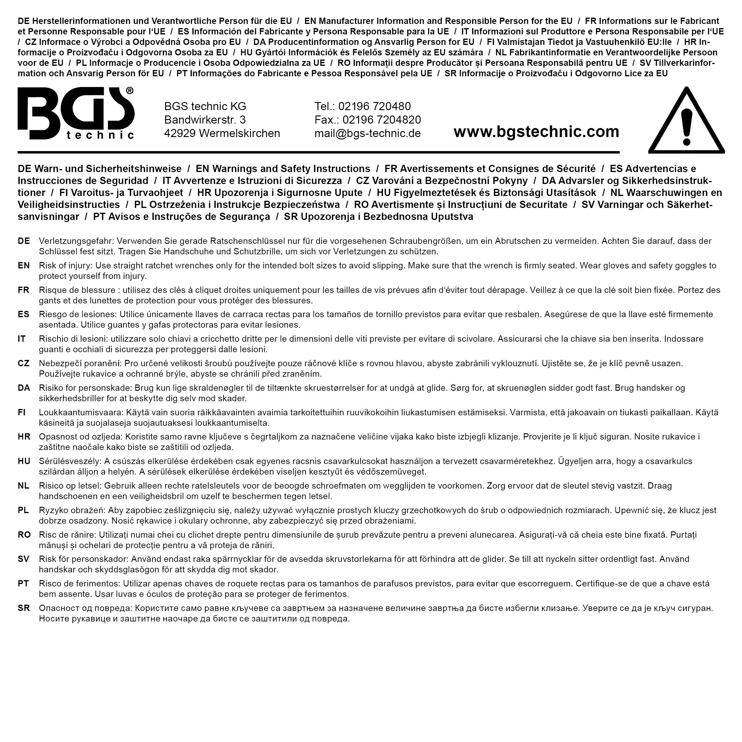 BGS technic Clé mixte à cliquet | 9 mm BGS technic Clé mixte à cliquet | 9 mm