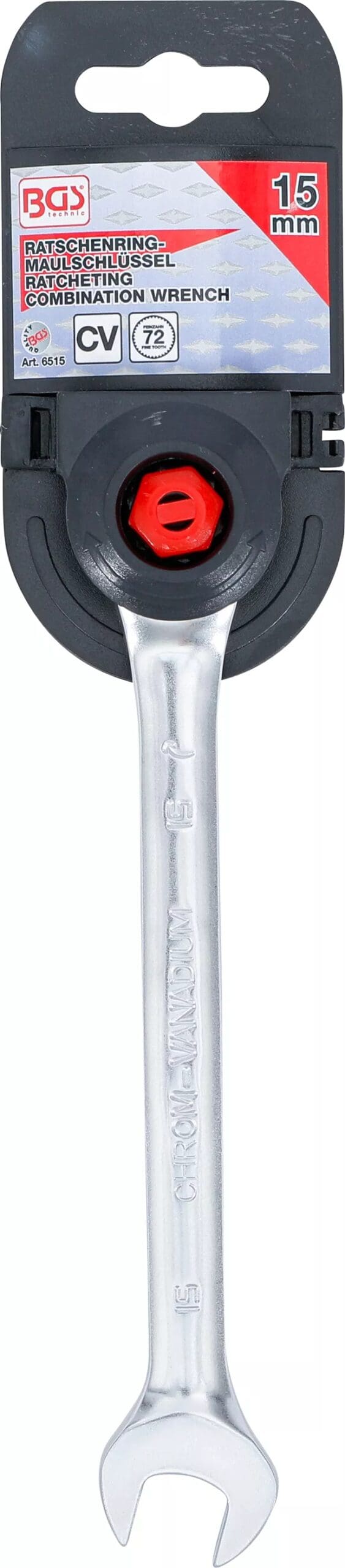 BGS technic Clé mixte à cliquet | 15 mm BGS technic Clé mixte à cliquet | 15 mm