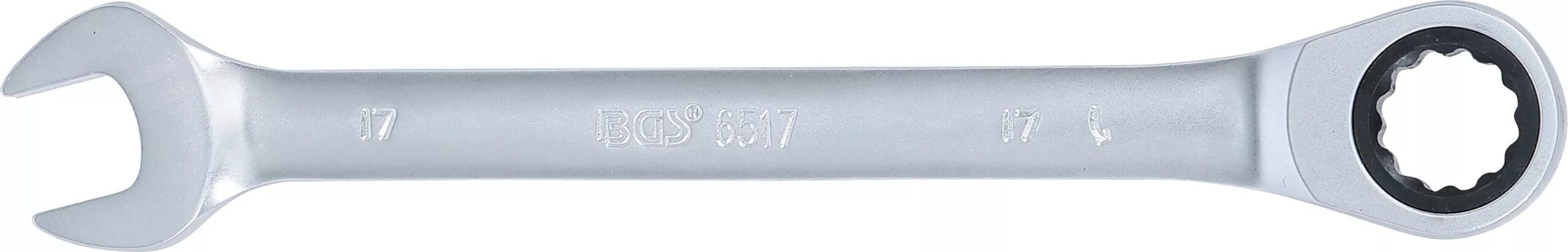 BGS technic Clé mixte à cliquet | 17 mm BGS technic Clé mixte à cliquet | 17 mm