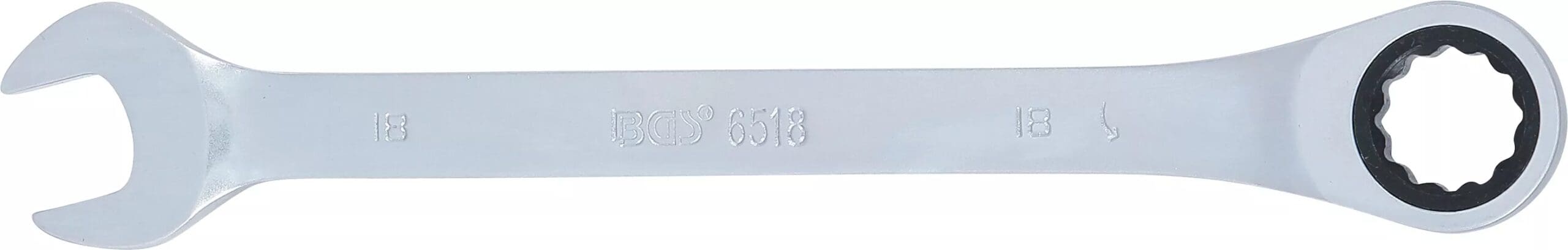 BGS technic Clé mixte à cliquet | 18 mm BGS technic Clé mixte à cliquet | 18 mm