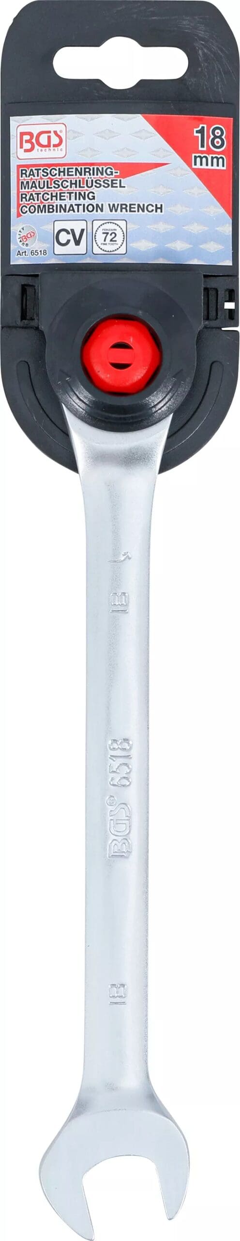 BGS technic Clé mixte à cliquet | 18 mm BGS technic Clé mixte à cliquet | 18 mm