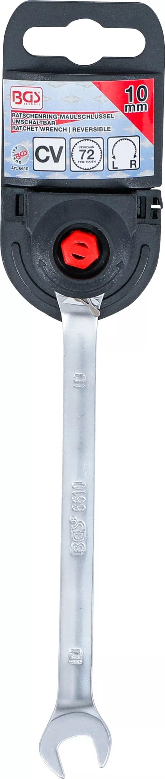 BGS technic Clé mixte à cliquet | réversible | 10 mm BGS technic Clé mixte à cliquet | réversible | 10 mm