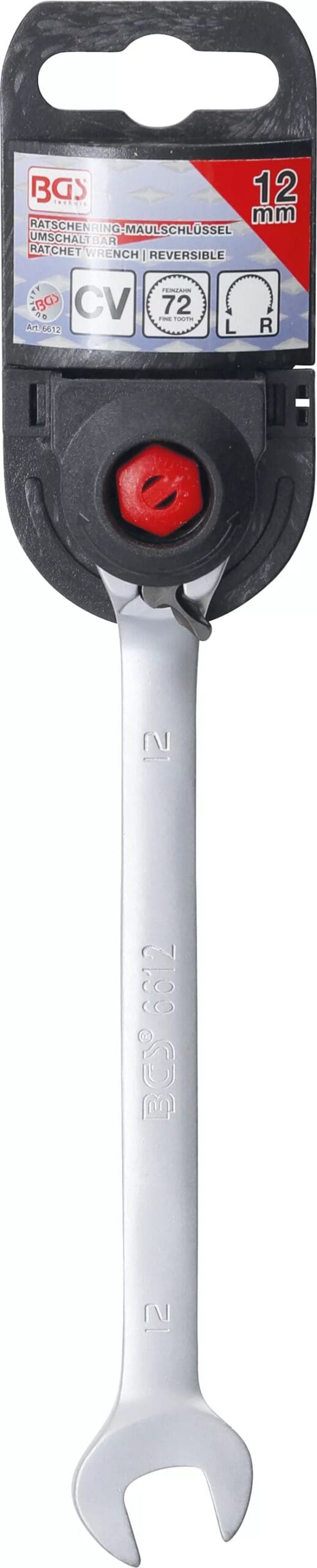 BGS technic Clé mixte à cliquet | réversible | 12 mm BGS technic Clé mixte à cliquet | réversible | 12 mm