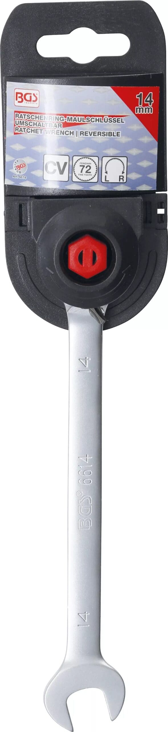 BGS technic Clé mixte à cliquet | réversible | 14 mm BGS technic Clé mixte à cliquet | réversible | 14 mm