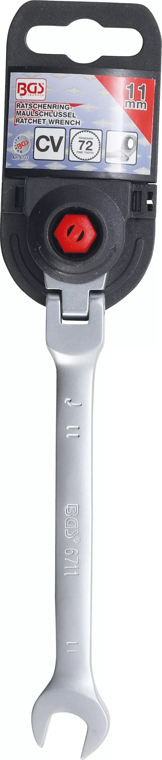 BGS technic Clé mixte à cliquet | à couder | 11 mm BGS technic Clé mixte à cliquet | à couder | 11 mm