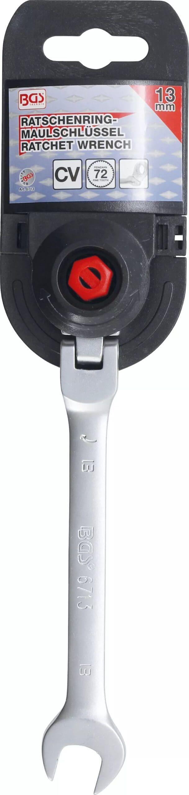 BGS technic Clé mixte à cliquet | à couder | 13 mm BGS technic Clé mixte à cliquet | à couder | 13 mm