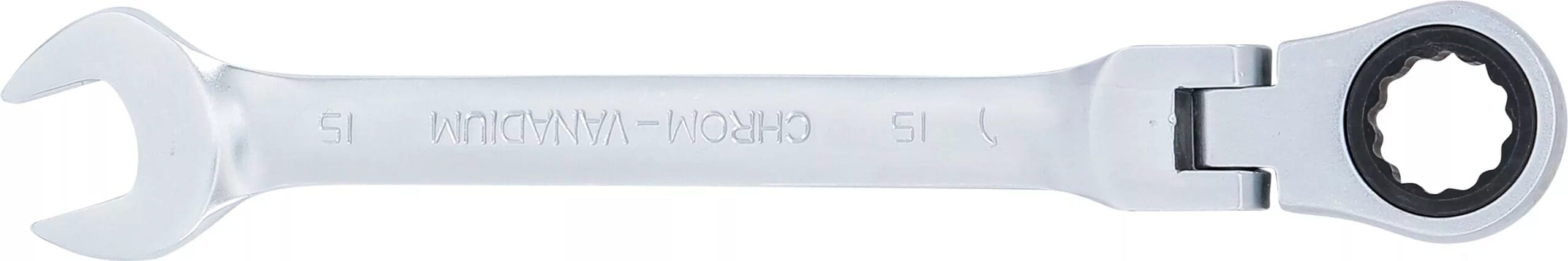 BGS technic Clé mixte à cliquet | à couder | 15 mm BGS technic Clé mixte à cliquet | à couder | 15 mm