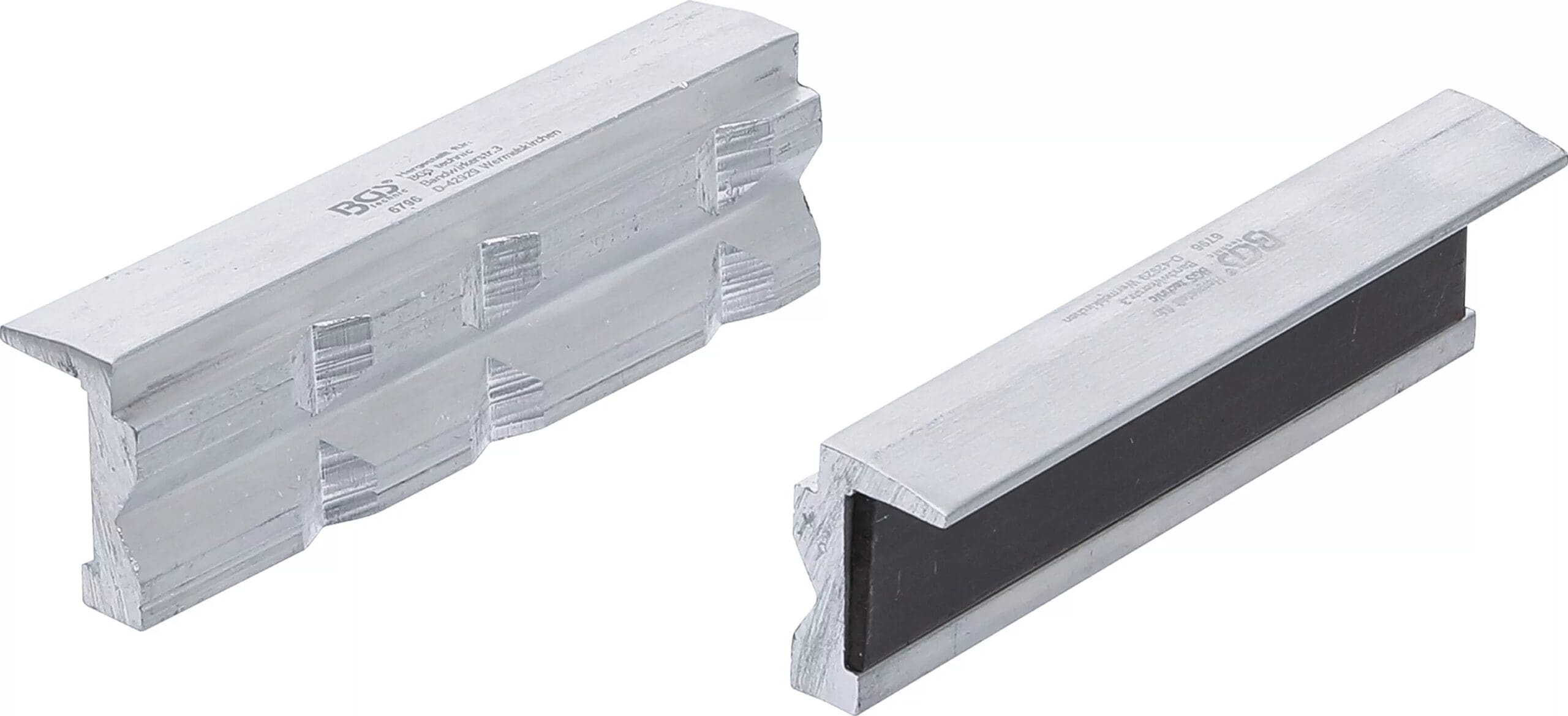BGS technic Mors de protection pour étau | aluminium | largeur 100 mm | 2 pièces