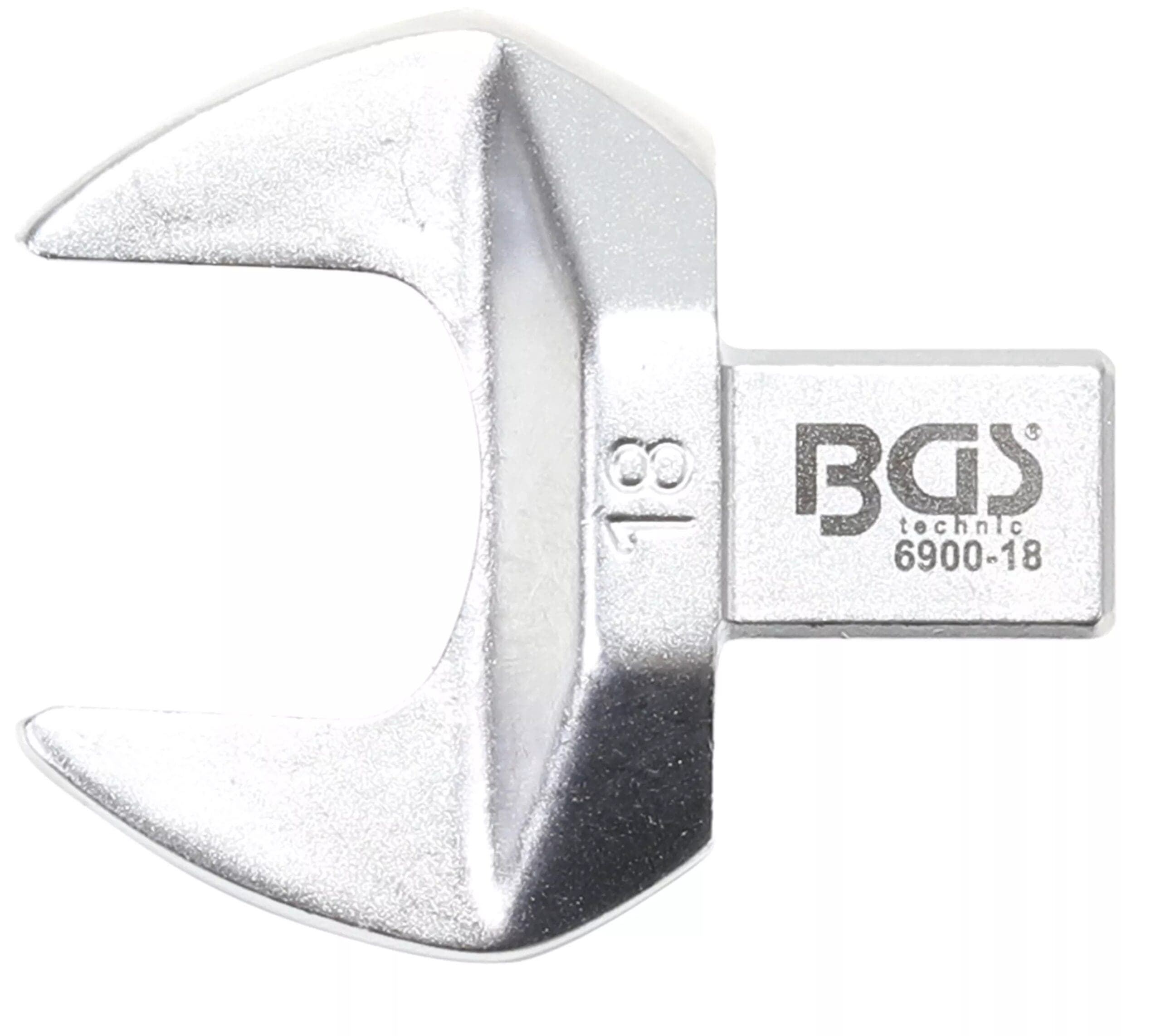 BGS technic Clé plate | 18 mm | Empreinte 9 x 12 mm