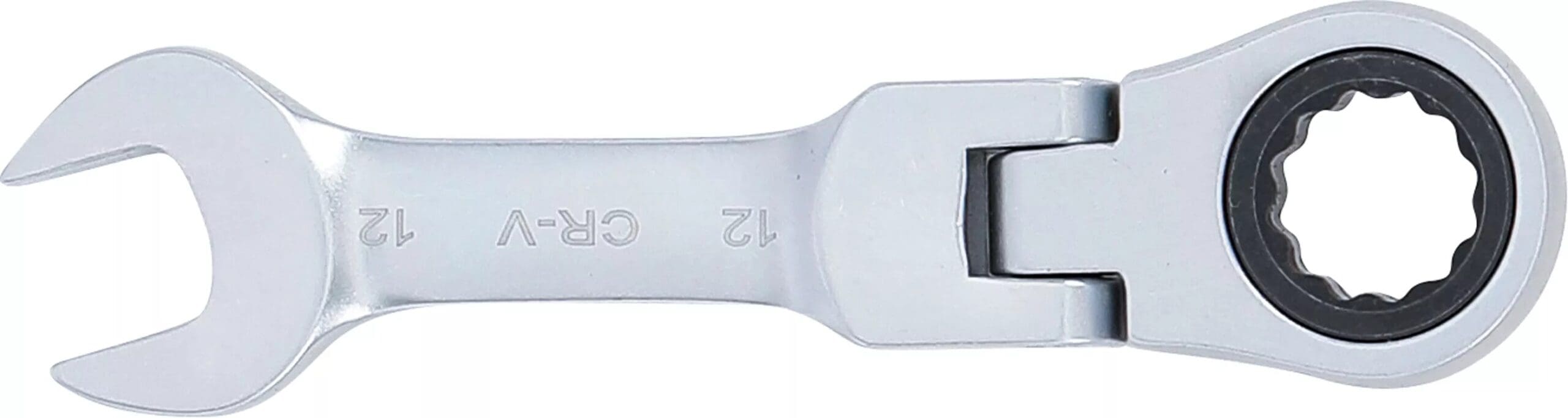 BGS technic Clé mixte à cliquet | courte | à couder | 12 mm BGS technic Clé mixte à cliquet | courte | à couder | 12 mm