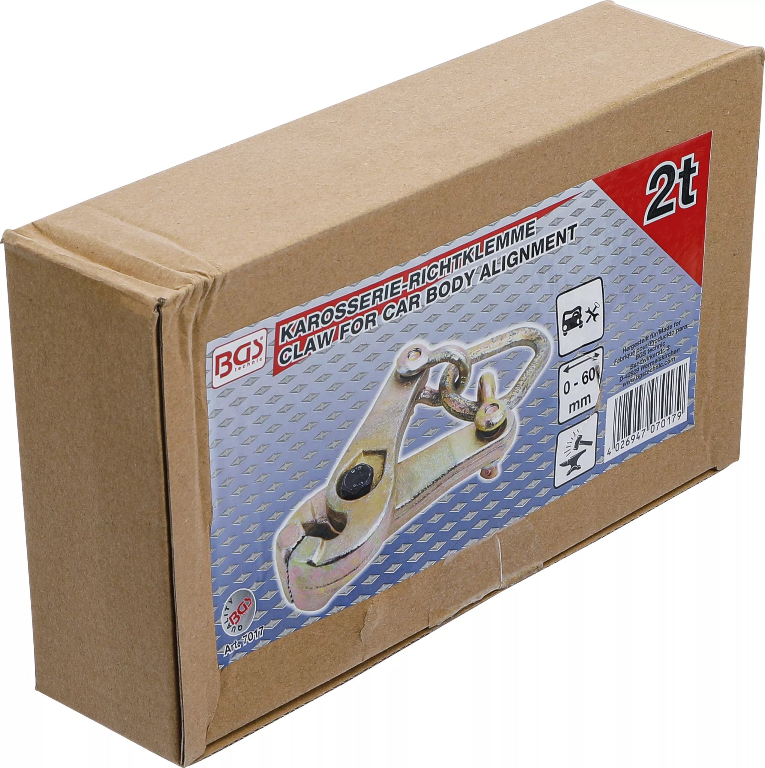 BGS technic Pince de finition de carrosserie | fermeture automatique | un sens de traction | jusqu’à 2 t BGS technic Pince de finition de carrosserie | fermeture automatique | un sens de traction | jusqu’à 2 t