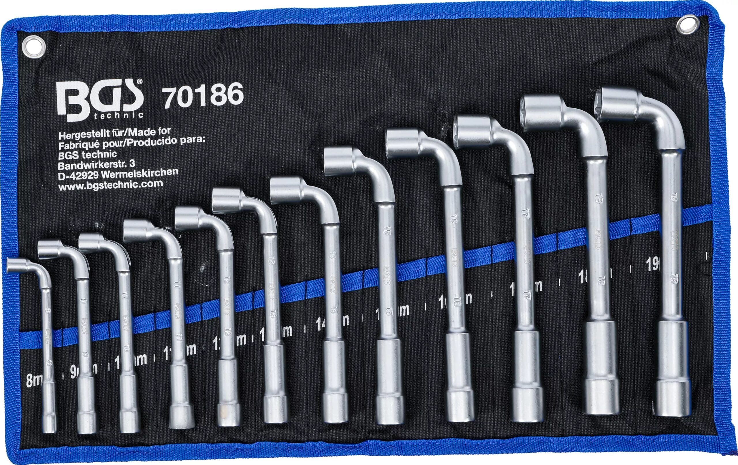 BGS technic Jeu de clés à pipe | 8 - 19 mm | 12 pièces