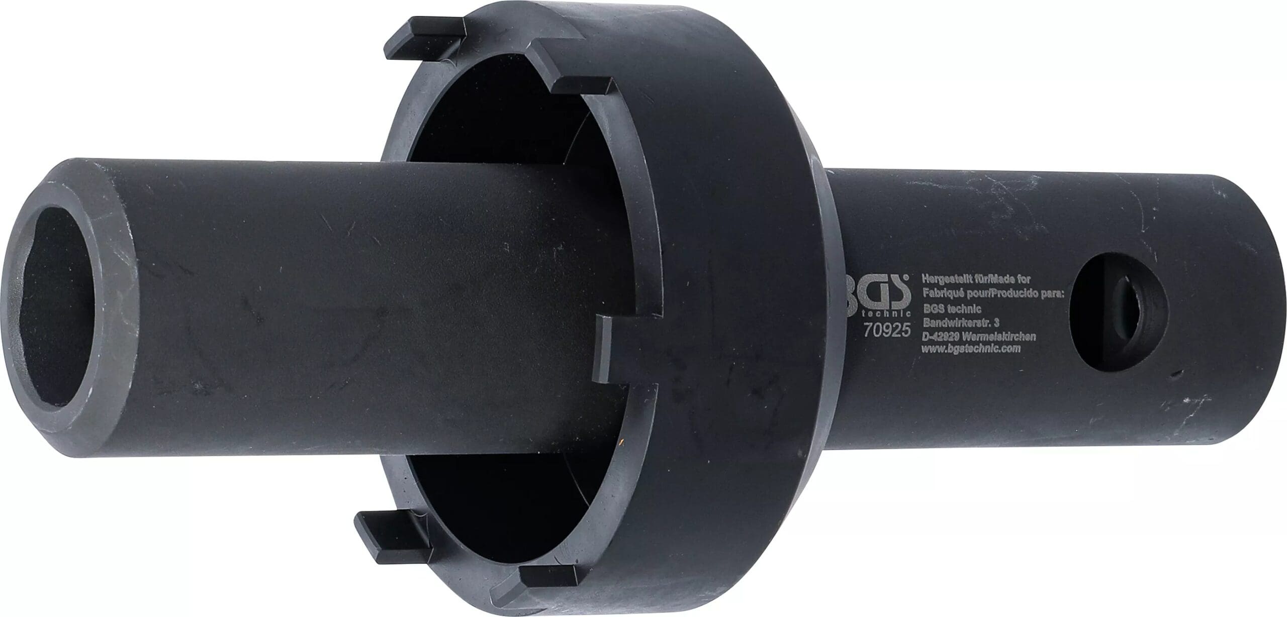 BGS technic Douille à ergots pour essieu arrière | ergots extérieurs | pour Mercedes-Benz | 92 mm