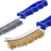 BGS technic Jeu de brosses à fils | Fil en acier et laiton | 260 mm | 2 pièces