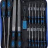 BGS technic Jeu de limes d’atelier et de limes aiguilles | 17 pièces