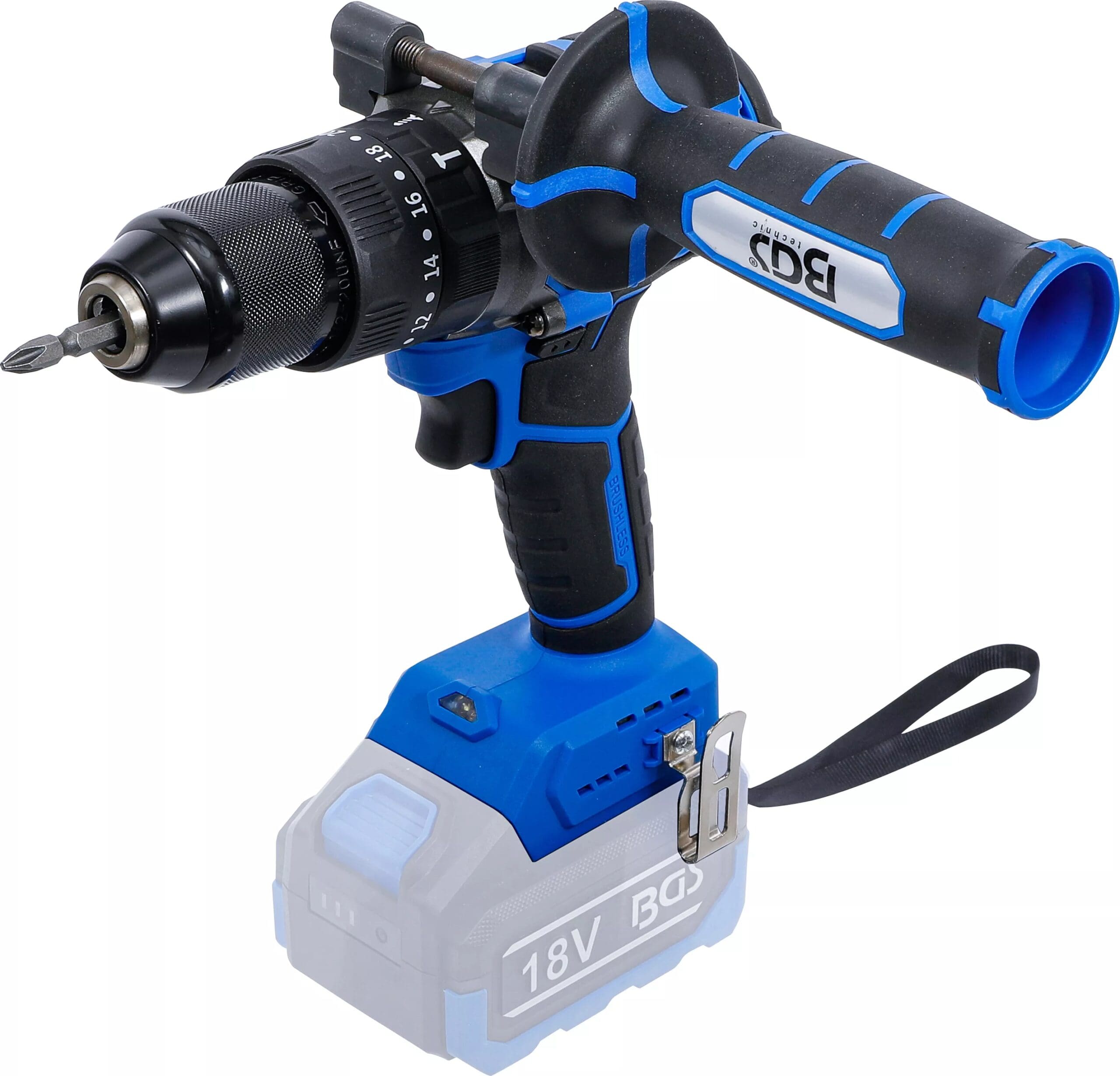 BGS technic Perceuse à percussion sans fil | sans balais | 80 Nm | 18 V | sans batterie