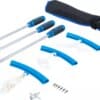 BGS technic Jeu de démonte pneus et protections de jantes | pour motos | 13 pièces