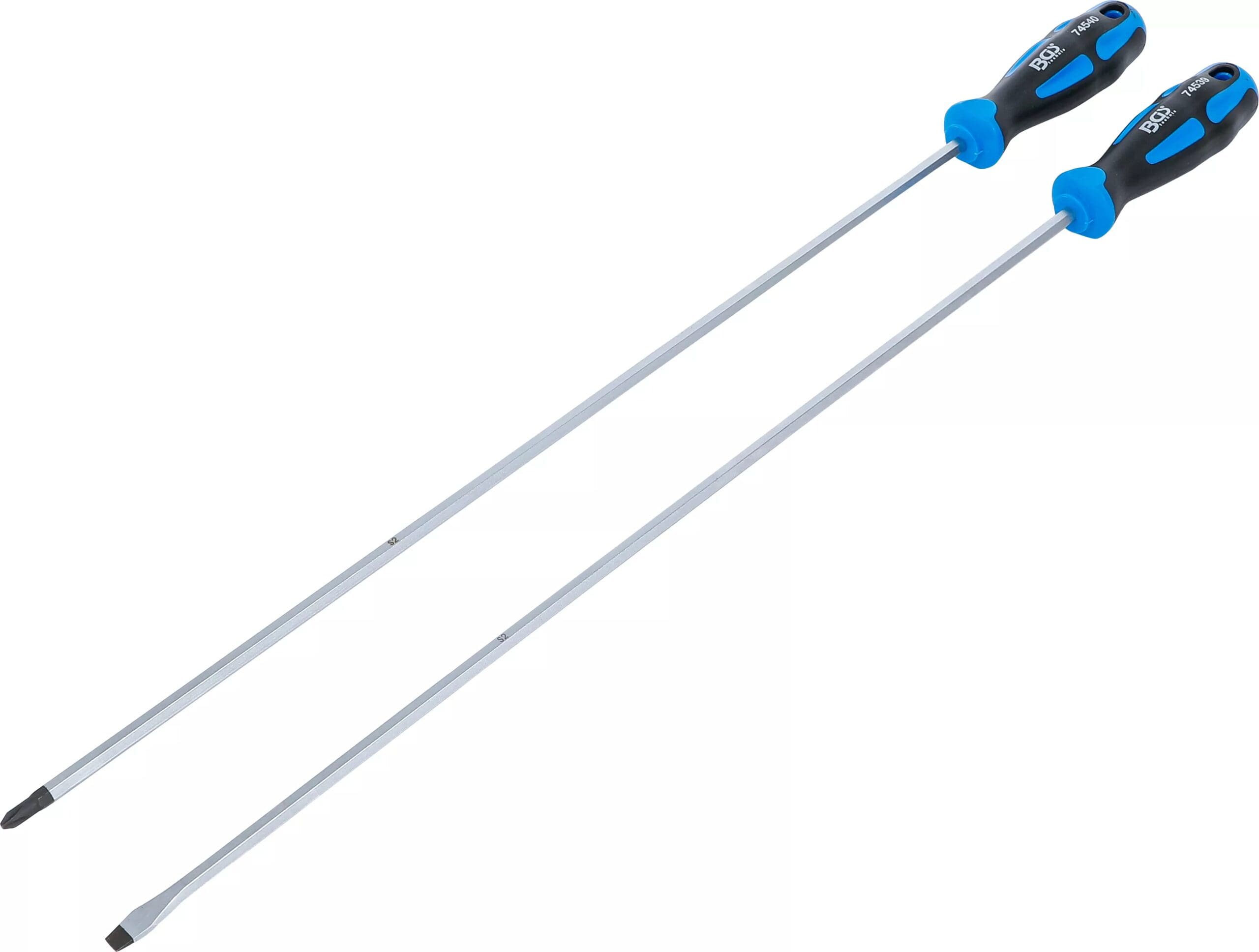 BGS technic Jeu de tournevis | extra longs | fente