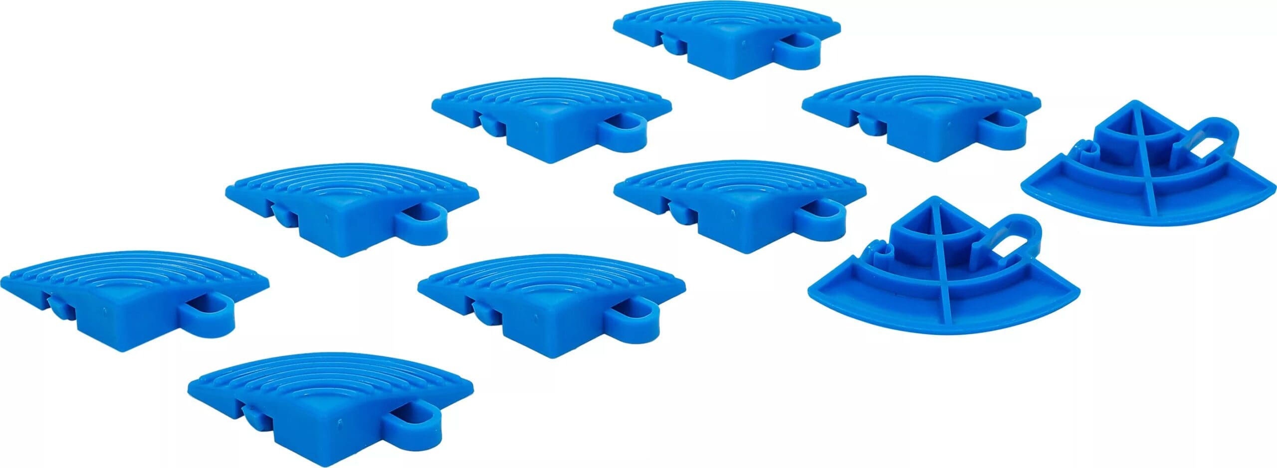 BGS technic Kit d’éléments d’angle de carreaux en plastique | système de clic | 57 x 57 x 18 mm | 10 pcs.