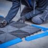BGS technic Kit d’éléments d’angle de carreaux en plastique | système de clic | 57 x 57 x 18 mm | 10 pcs.