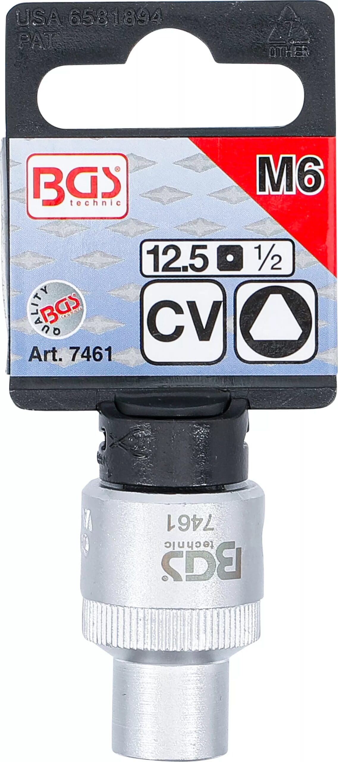 BGS technic Douille empreinte triangulaire | M6 (10 mm) BGS technic Douille empreinte triangulaire | M6 (10 mm)