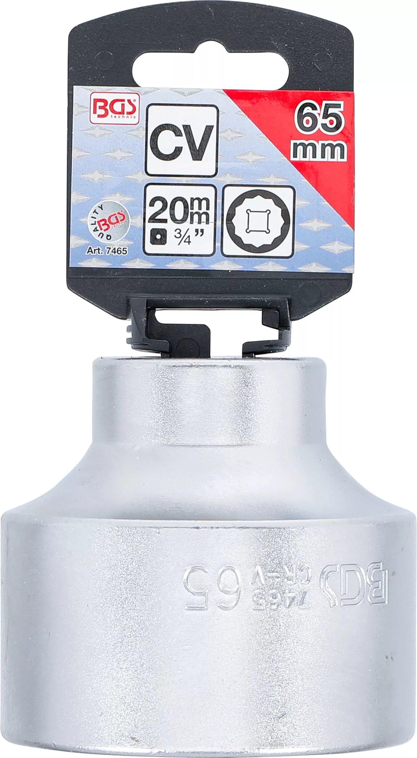 douze pans | 20 mm (3/4") | 65 mm douze pans | 20 mm (3/4") | 65 mm