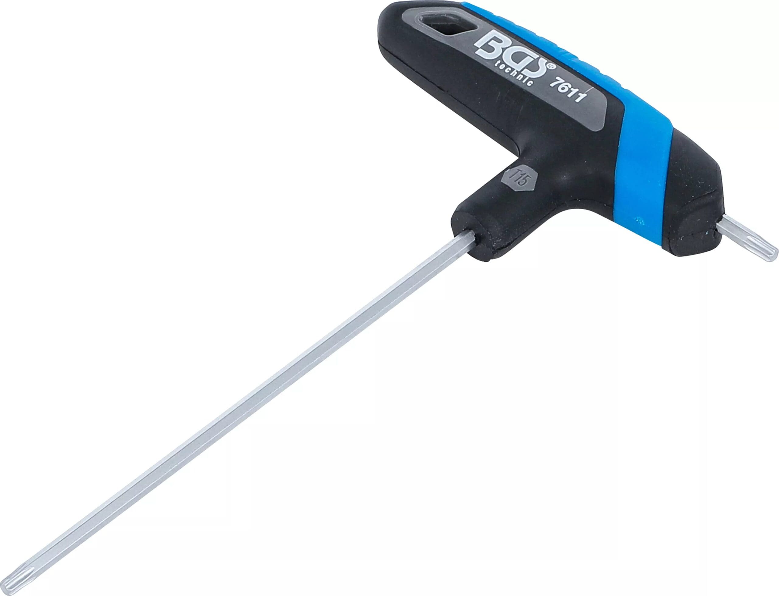 BGS technic Tournevis avec poignée en T | profil T (pour Torx) | T15