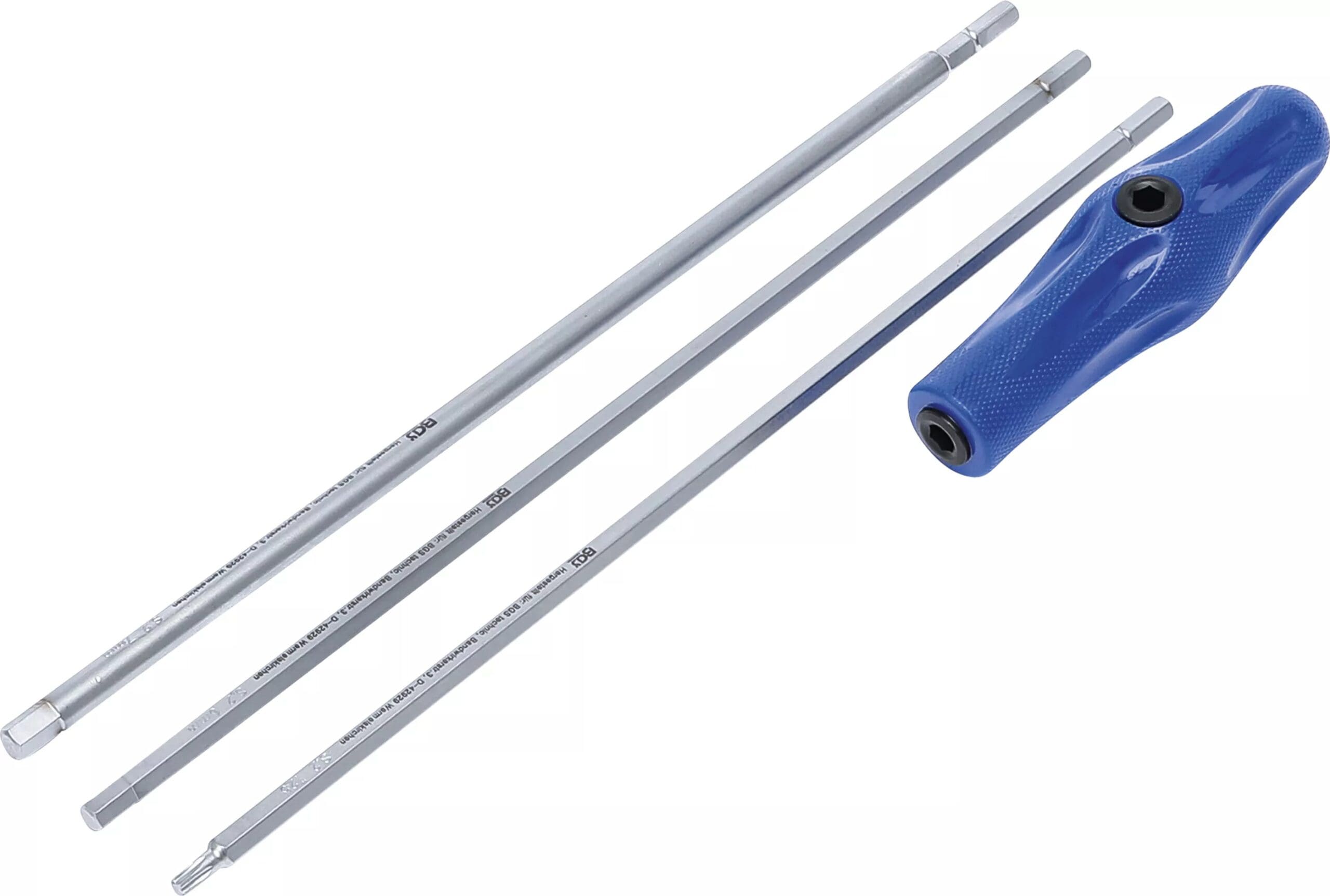 BGS technic Jeu de tournevis de spéclial | Profil T (pour Torx) | six pans intérieurs | 4 pièces