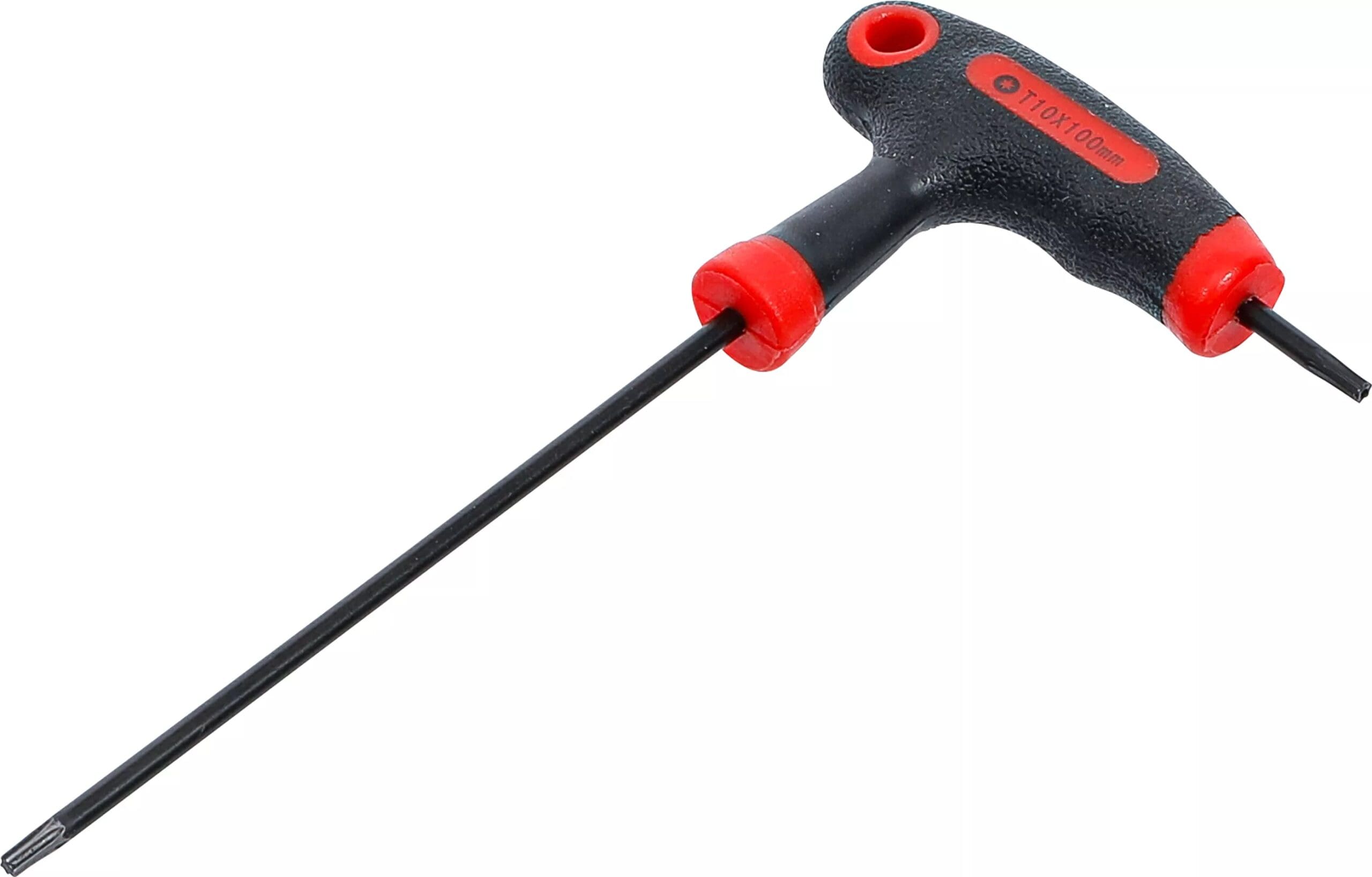 BGS technic Tournevis avec poignée en T | Profil en T (pour Torx) avec/sans perçage frontal T10